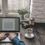 Hipster office at home