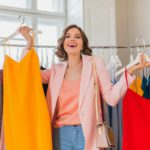 pretty woman style sale in clothing store